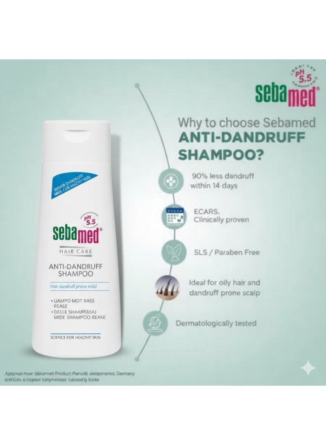 Sebamed Hair Care Anti Dandruff Shampoo 200ml - Image 2